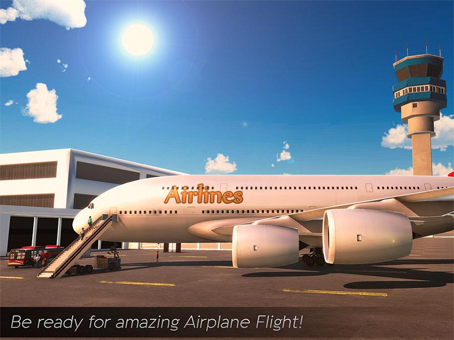 Airplane Flying Games - Tricky Flight Simulator截图1