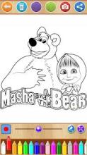 Masha and The Bear Coloring截图3