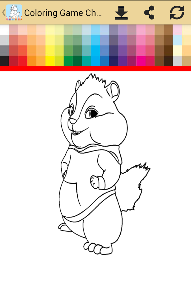 Coloring Game Chipmunk截图3