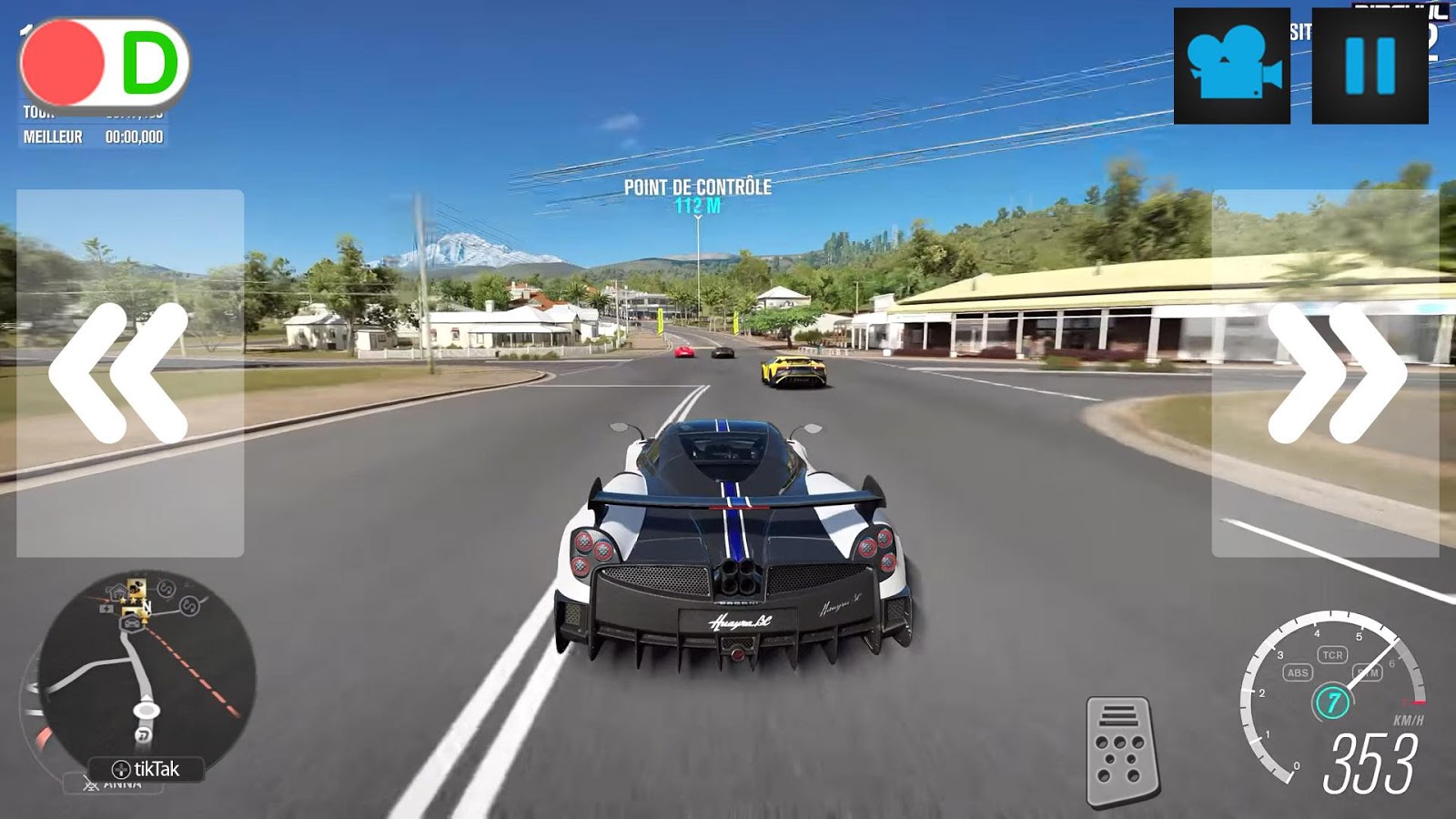 City Driver Pagani Huayra Simulator截图1