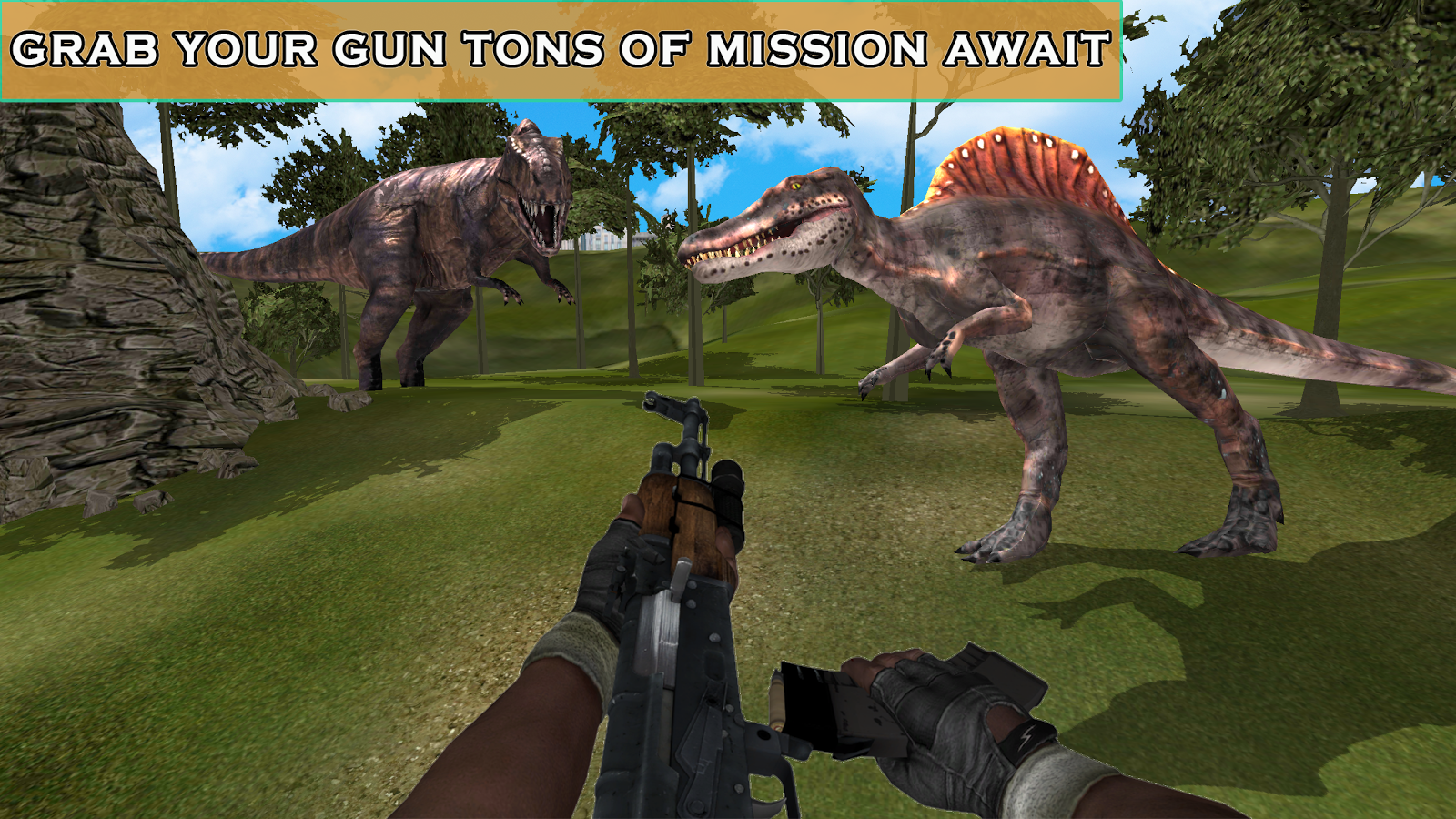 Real Dinosaur hunter: Survival game截图2