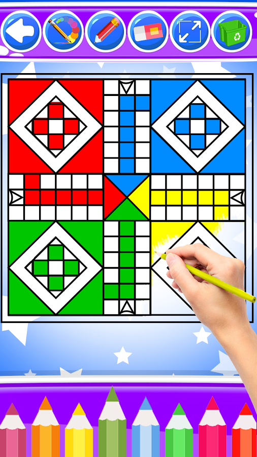 Coloring Book: Ludo Coloring Game截图3