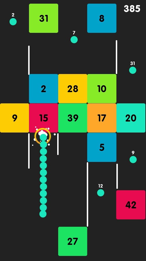 Snake Crush: Snake Brick Breaker & Blocks Game截图1