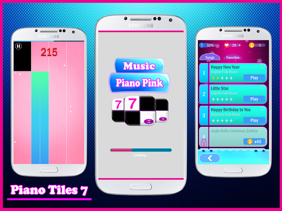 Piano Tiles 7 - Pink Music - 2018截图1