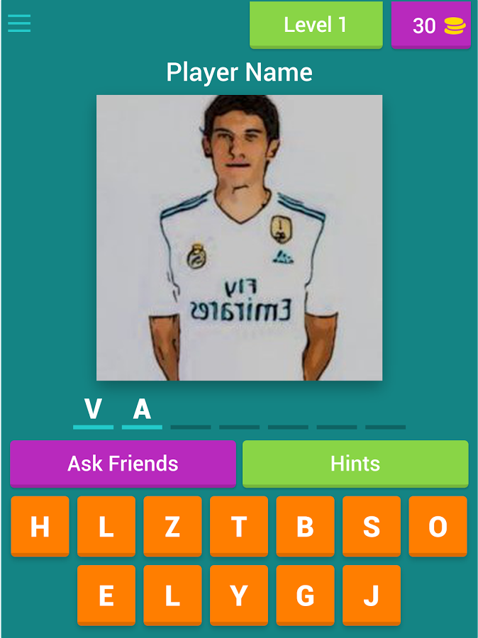 Real Madrid Player Quiz截图3