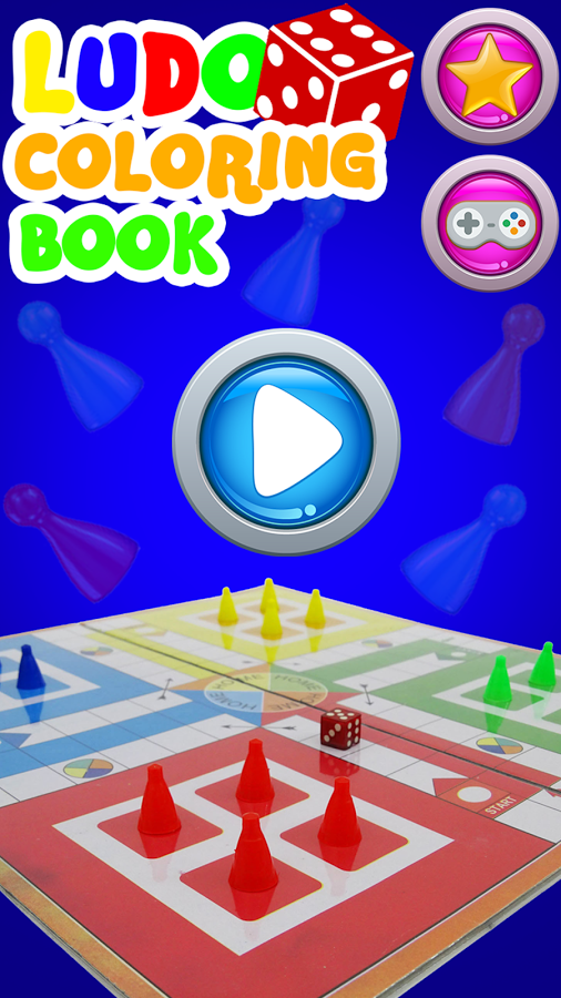 Coloring Book: Ludo Coloring Game截图1