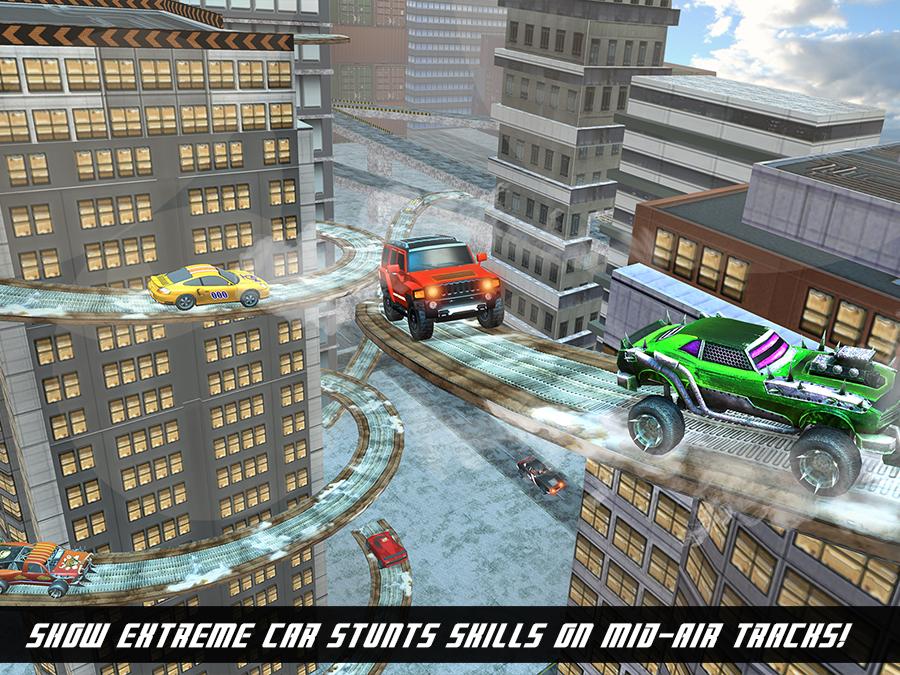 Extreme Jeep Stunts Driving: Jeep Car Stunt Racing截图3