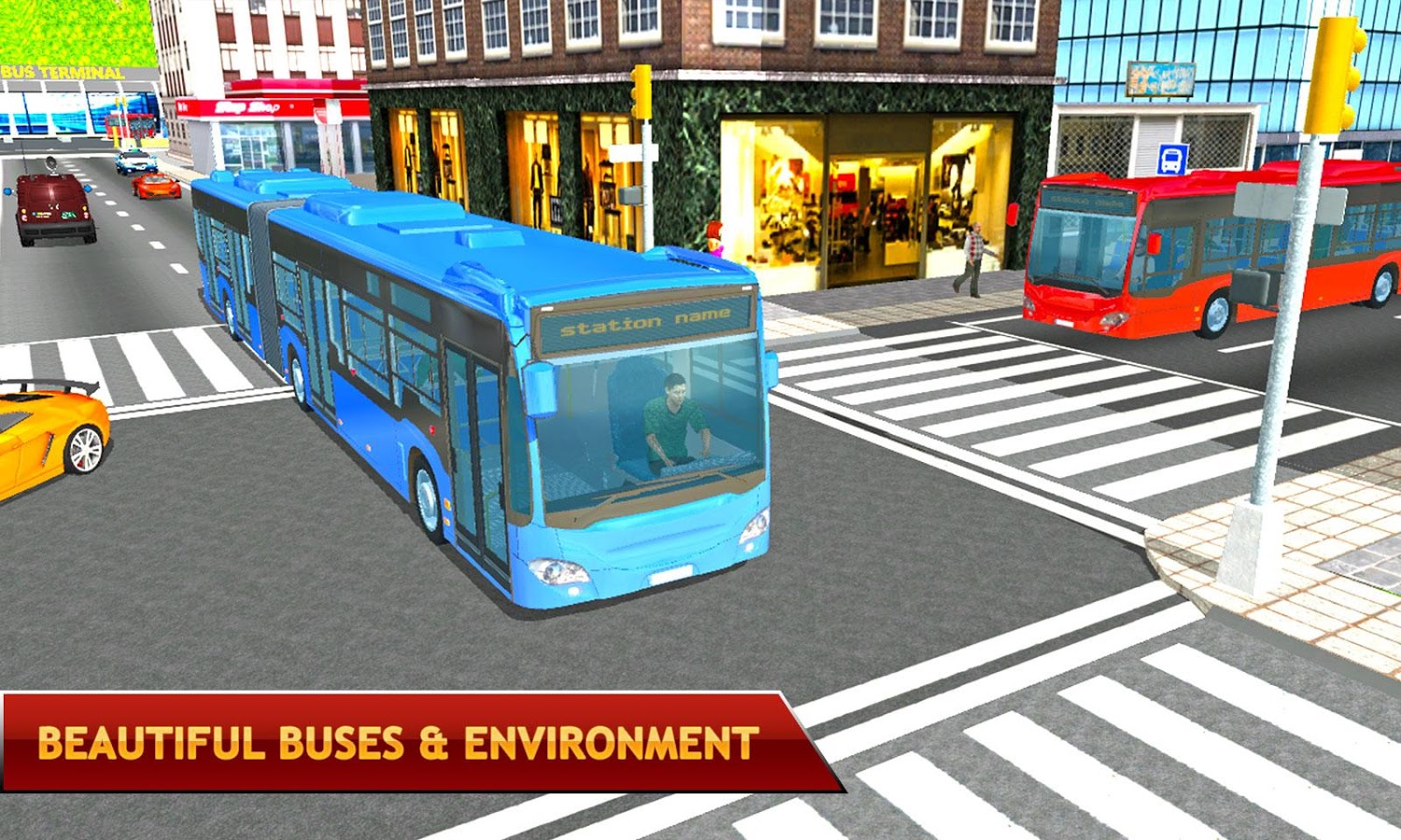 Metro Bus Road Builder Simulator截图4