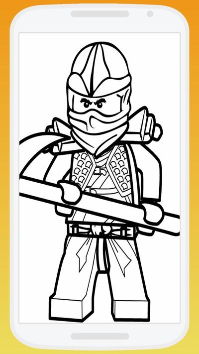 LEGO Ninjago Coloring Pages截图2