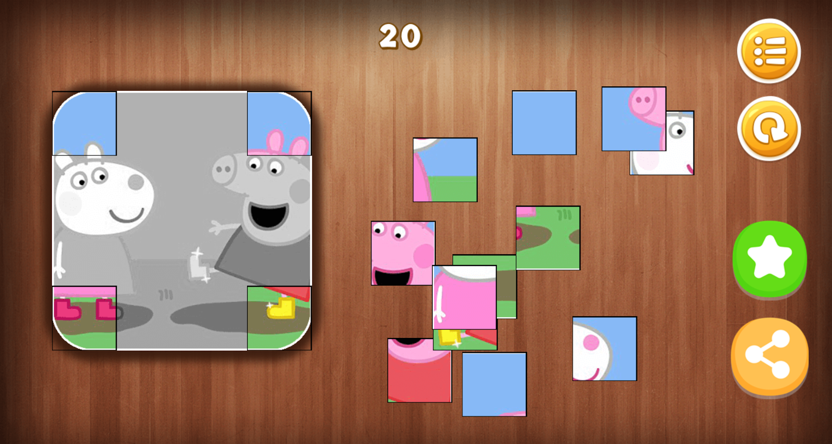 Peepa Pig Puzzles Rompecabezas截图5