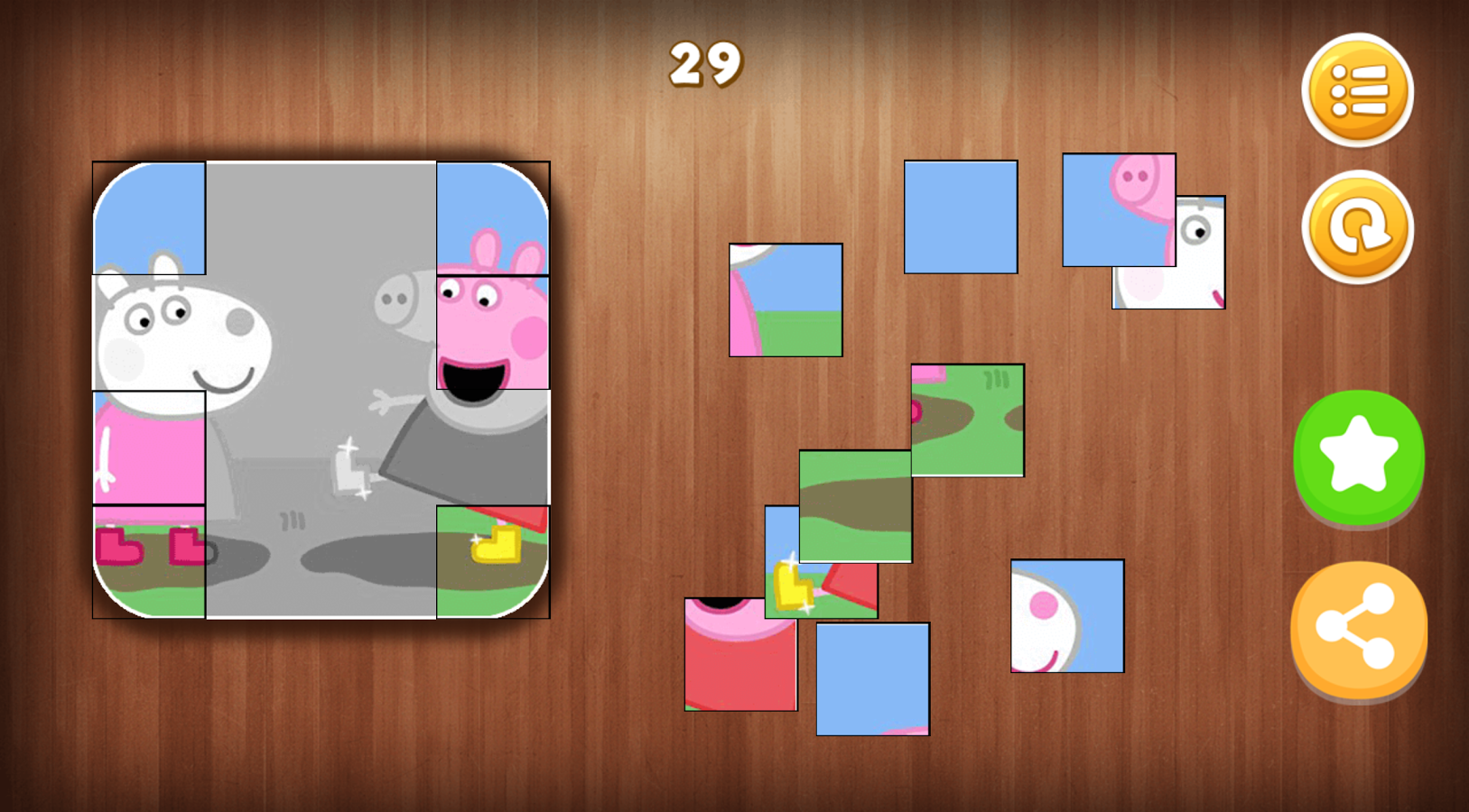 Peepa Pig Puzzles Rompecabezas截图4