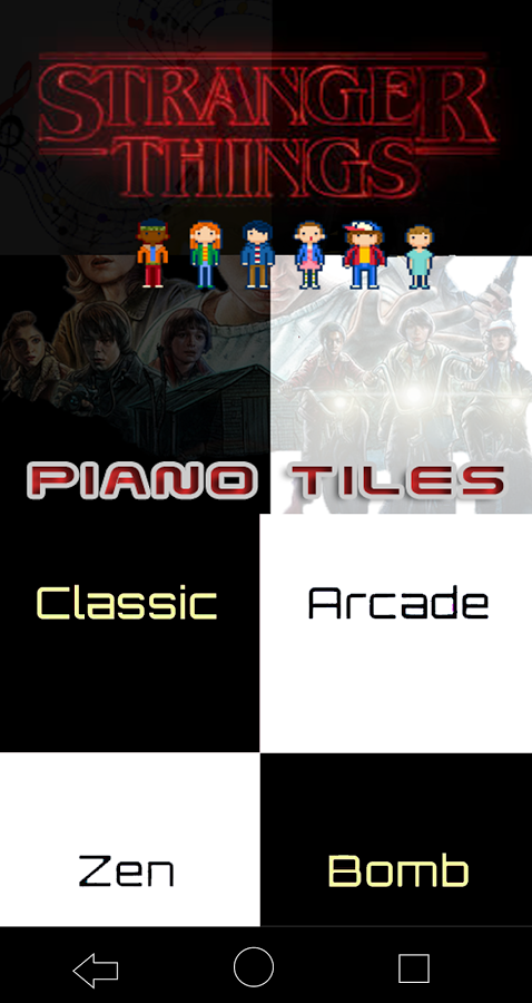 Stranger Things Game Piano Tiles截图2