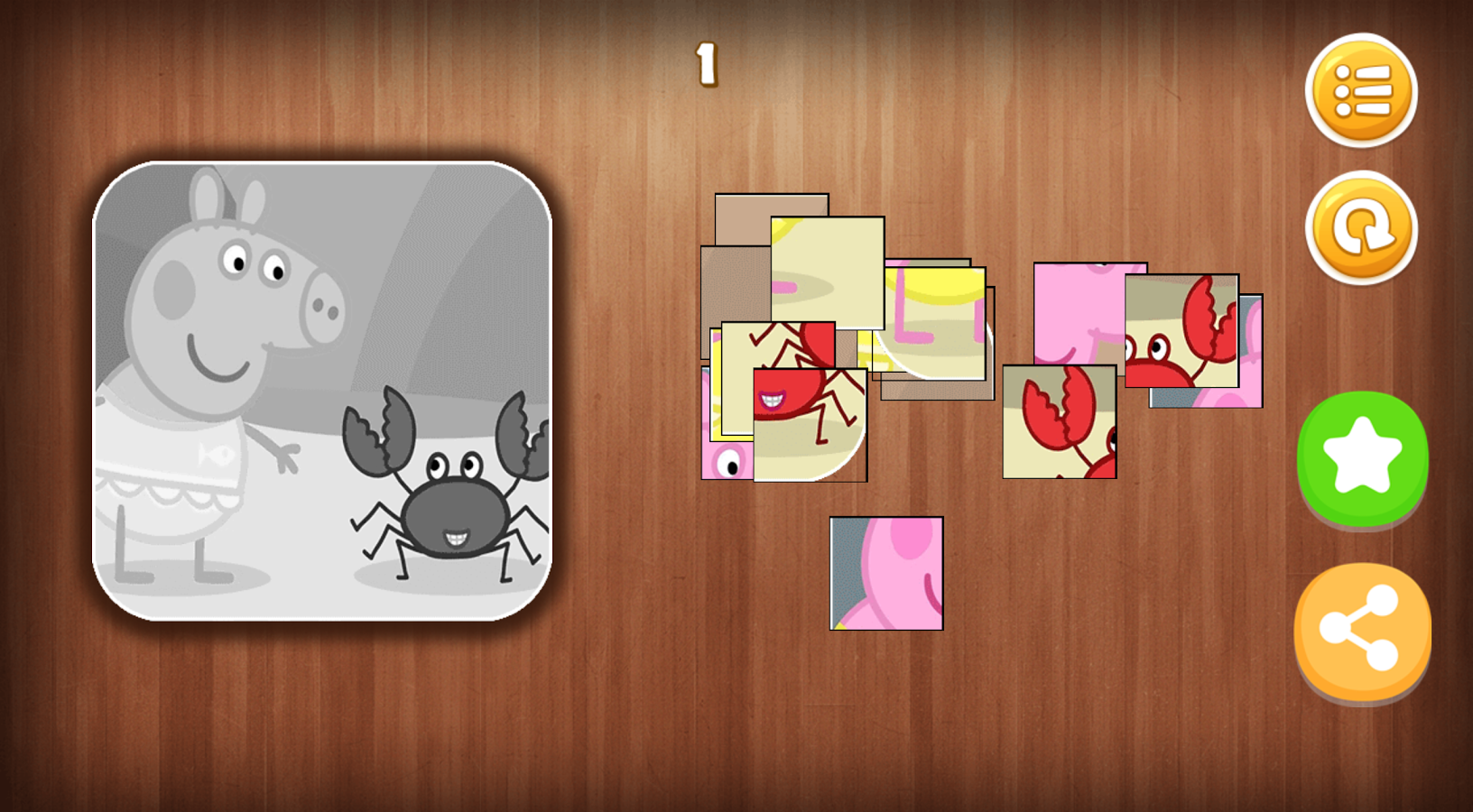 Peepa Pig Puzzles Rompecabezas截图3