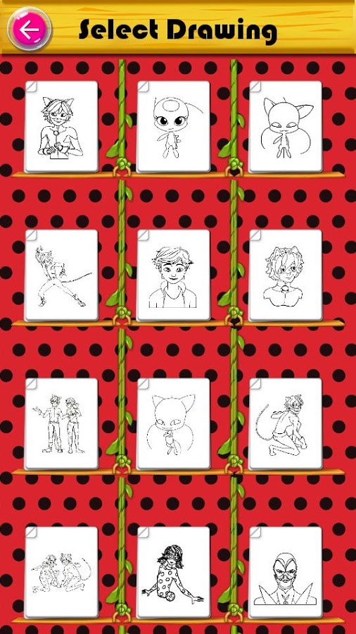 Coloring Book for Ladybug Hero截图1