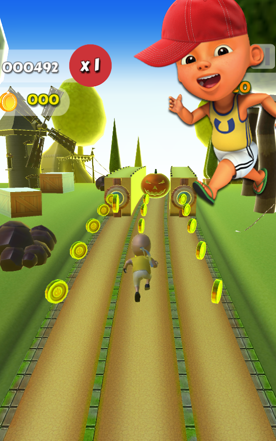 Subway Upin Ipin Surfers: Free Run & Fight Game截图3