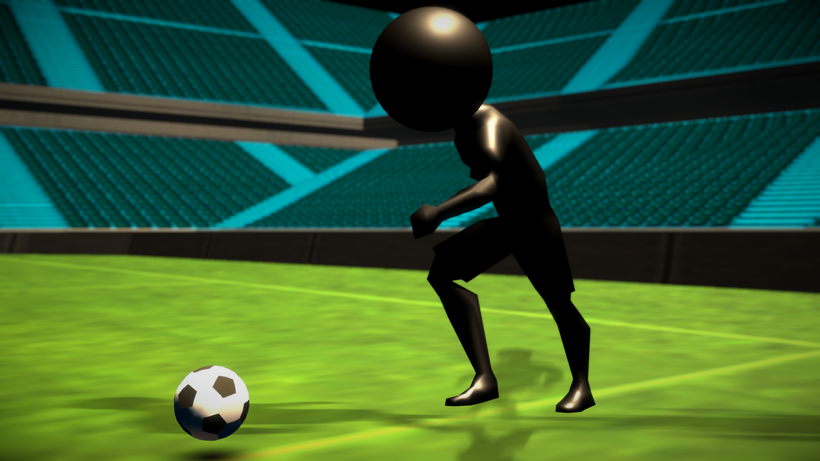 Stickman Summer Football (Soccer) 3D截图2