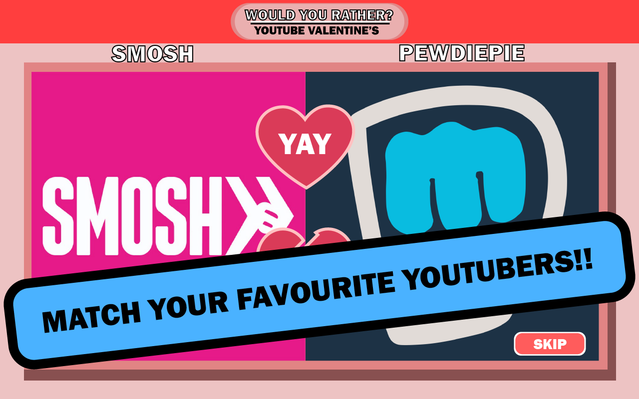 Would You Rather? Youtube Valentine's截图3