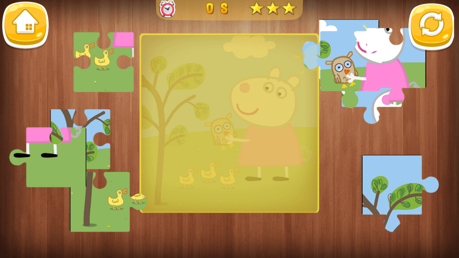 Peepa Pig puzzles Rompecabezas 2截图3