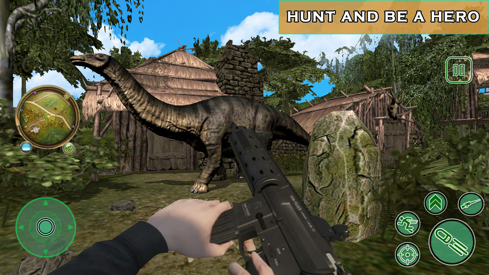 Real Dinosaur hunter: Survival game截图5