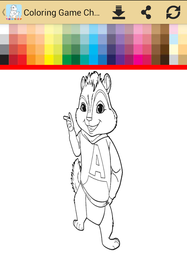 Coloring Game Chipmunk截图4