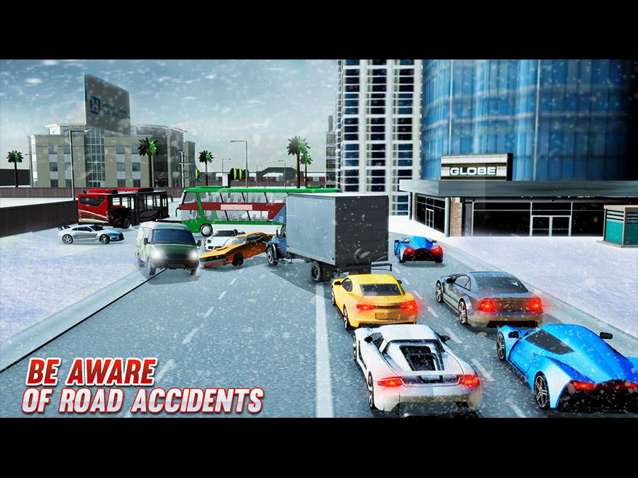 City Airplane Flight Simulator : Snow City Rescue截图4