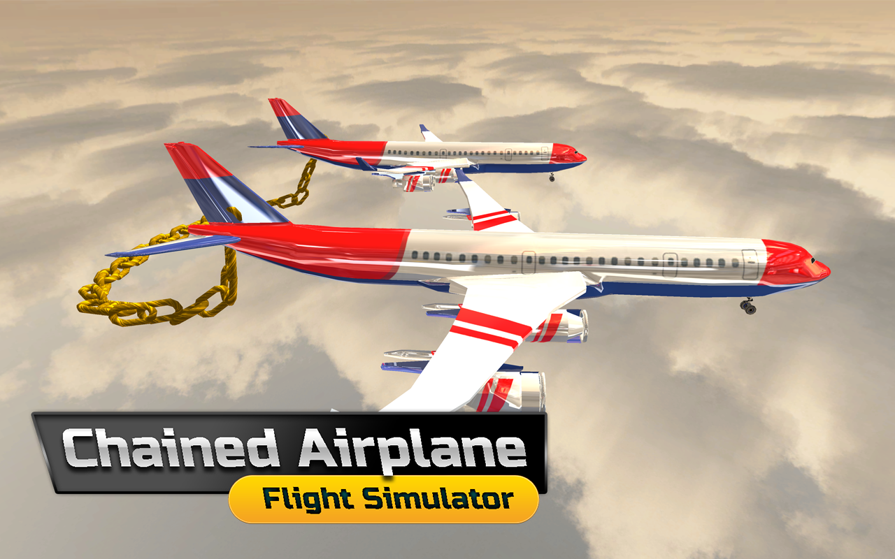 Chained Airplane Games - Flight Simulator Games 3D截图3