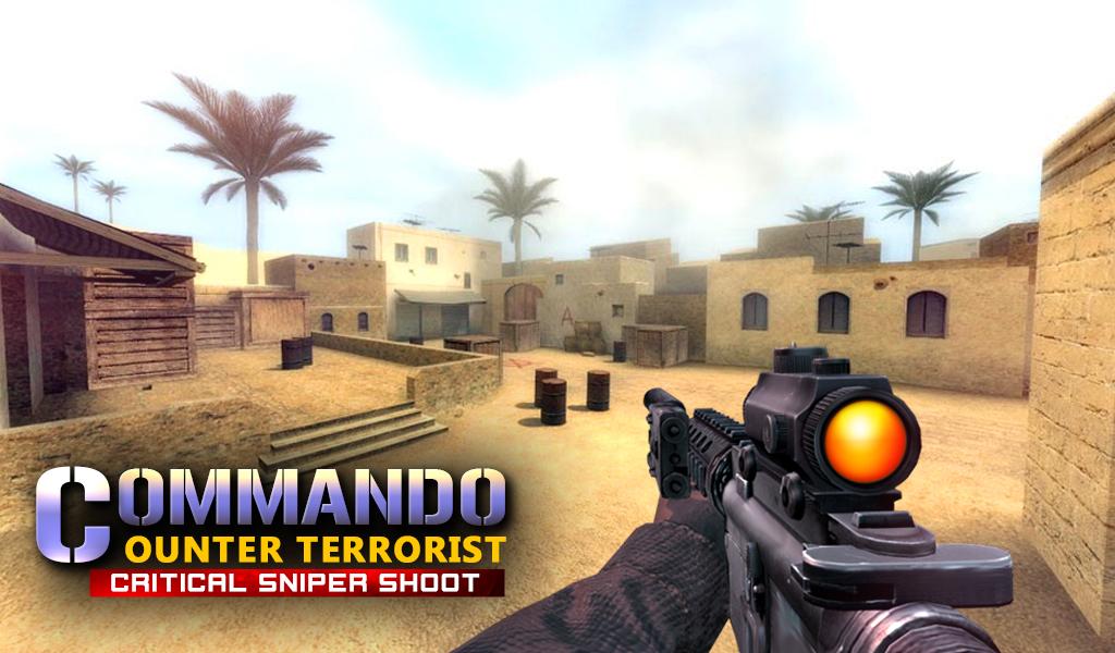 Commando Counter Terrorist Critical Sniper Shoot截图2