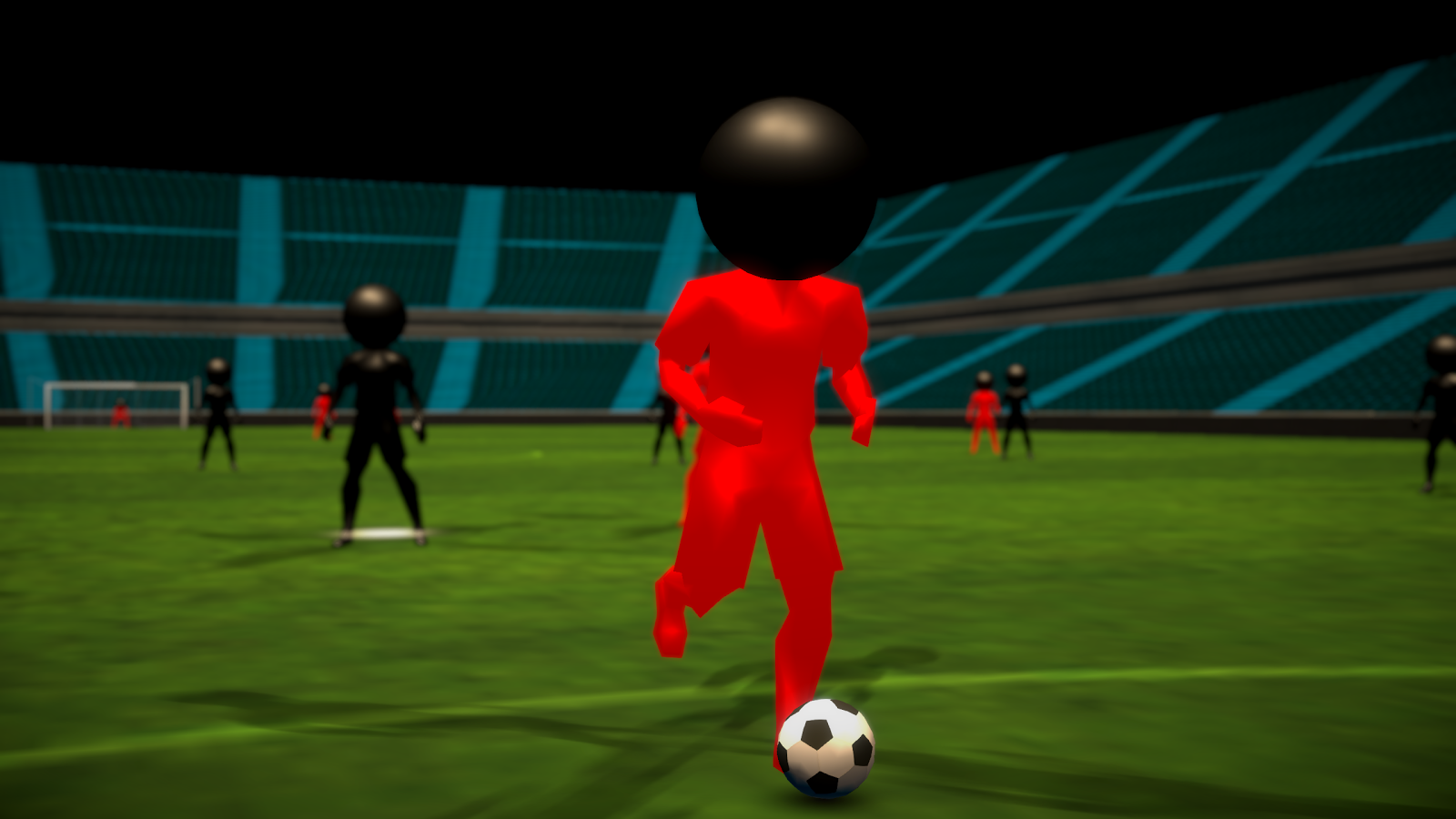 Stickman Summer Football (Soccer) 3D截图3