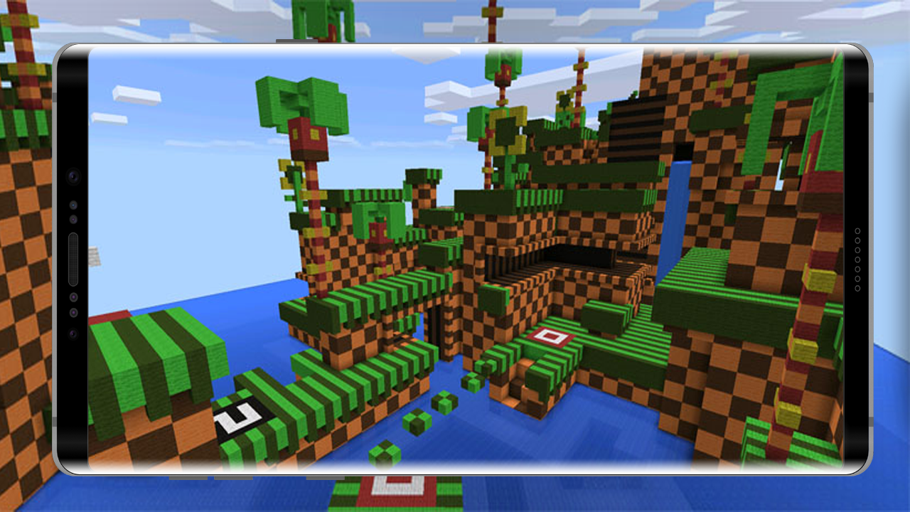 Map Parkour Sonic the Hedgehog For MCPE截图2