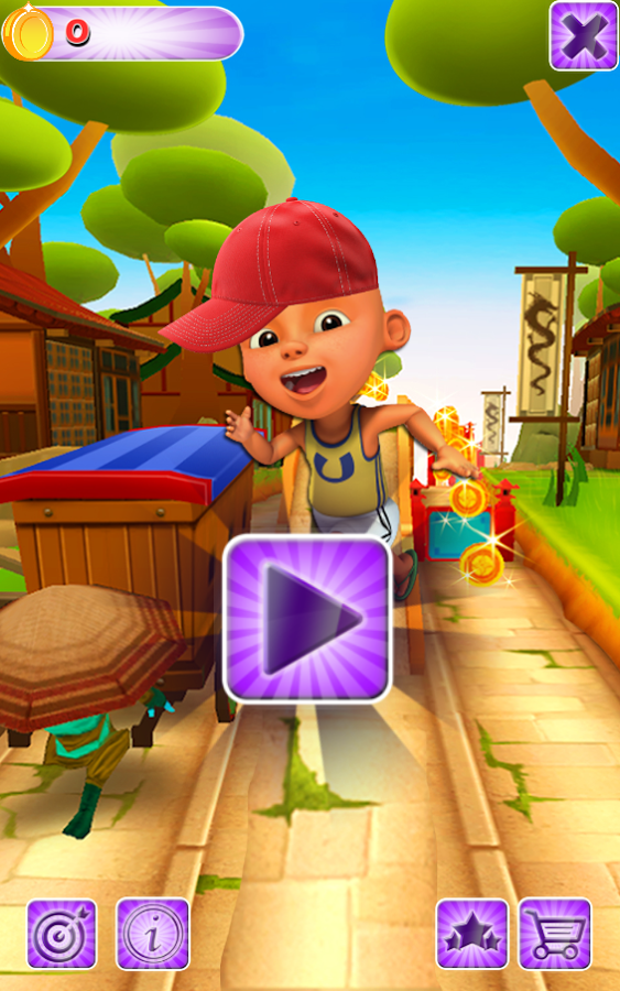 Subway Upin Ipin Surfers: Free Run & Fight Game截图5