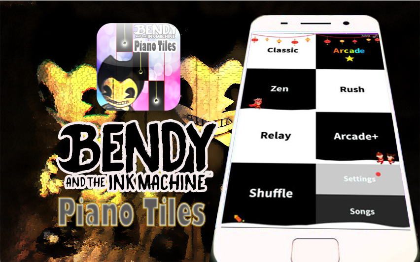 Bendy Piano Tiles Ink machine截图3