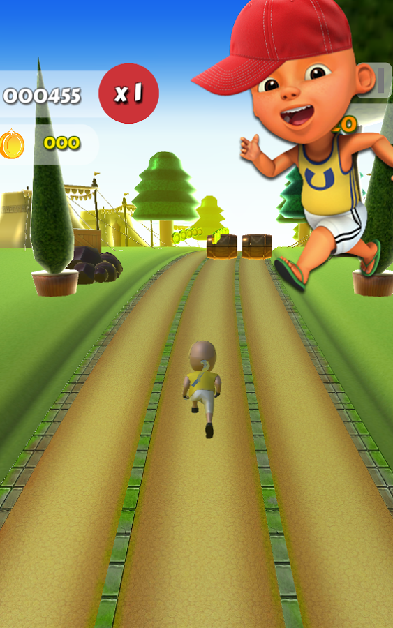 Subway Upin Ipin Surfers: Free Run & Fight Game截图1