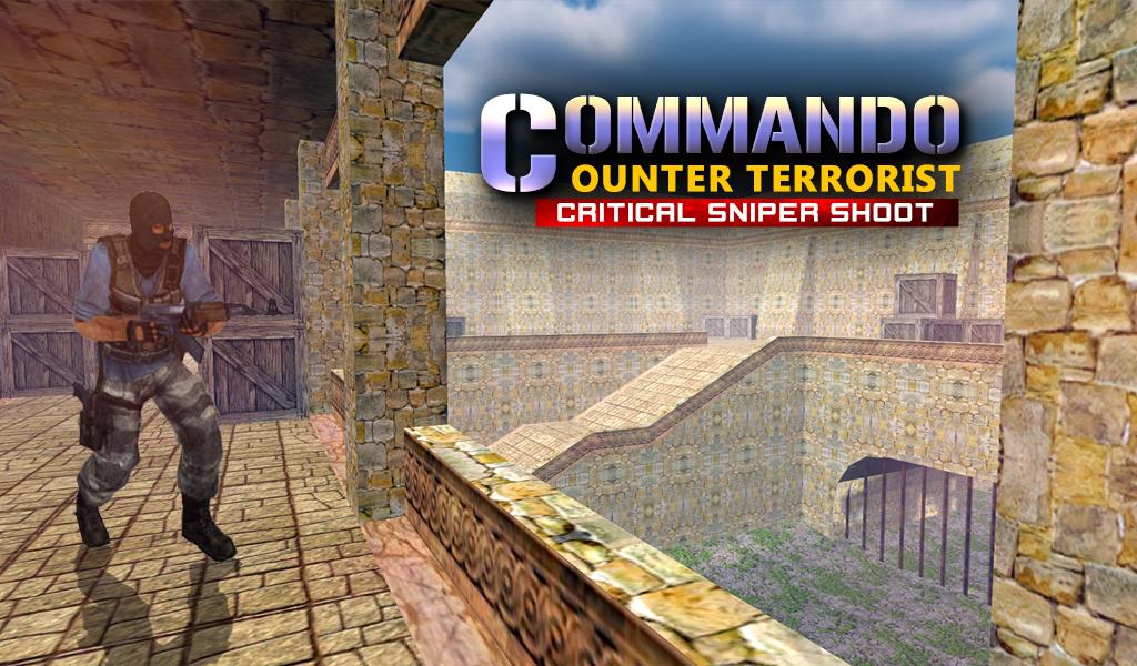 Commando Counter Terrorist Critical Sniper Shoot截图1