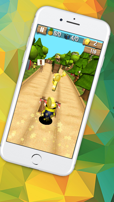 Banana Subway Rush for minion截图1