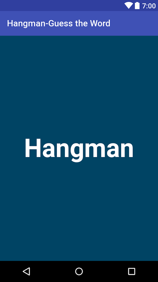 Hangman-Guess the Word截图4