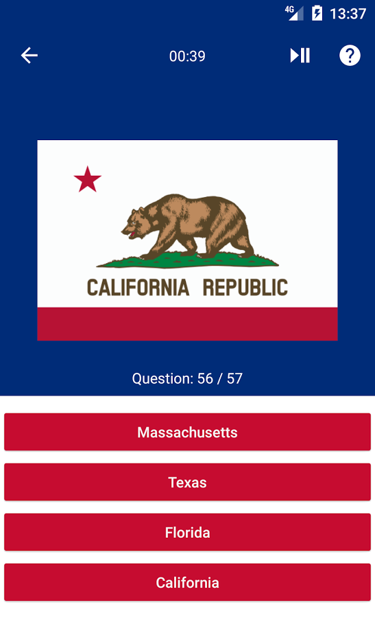 Flag Quiz USA截图3