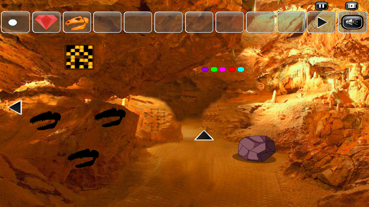 Big Golden Cave Land Escape截图3