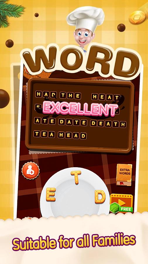 Word Connect 2018:Cookies Chef截图5