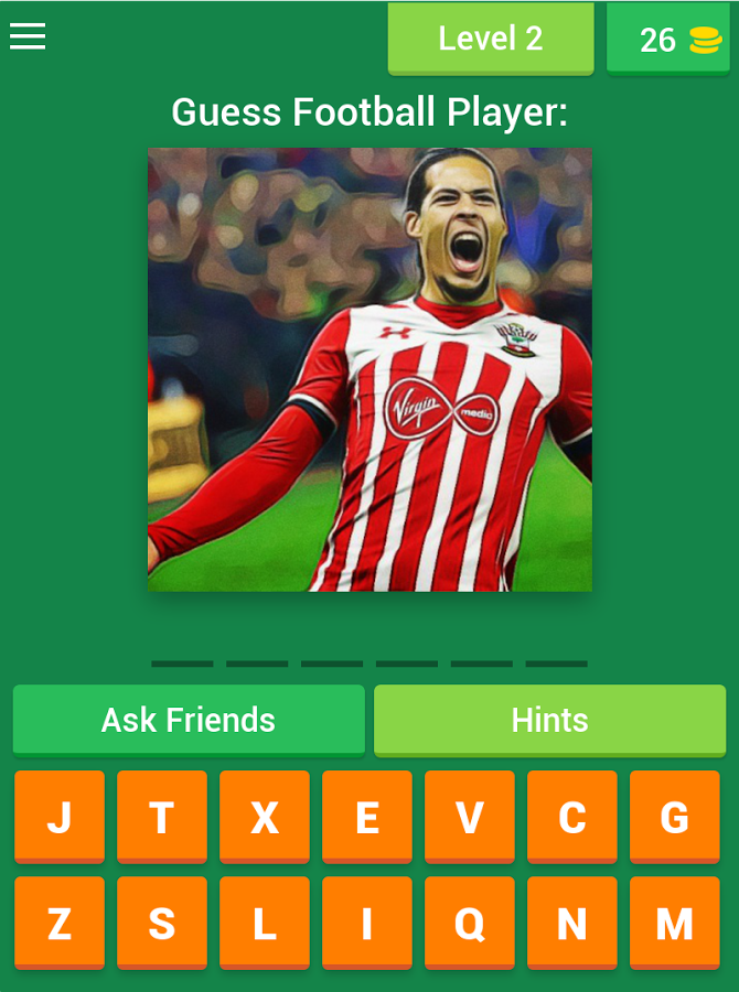 Footballer Players Quiz 2018 - Latest Levels 200+截图3