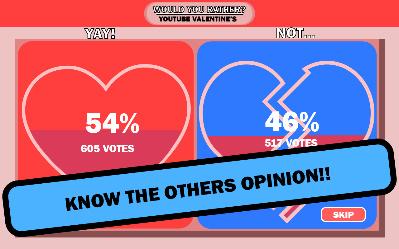 Would You Rather? Youtube Valentine's截图4