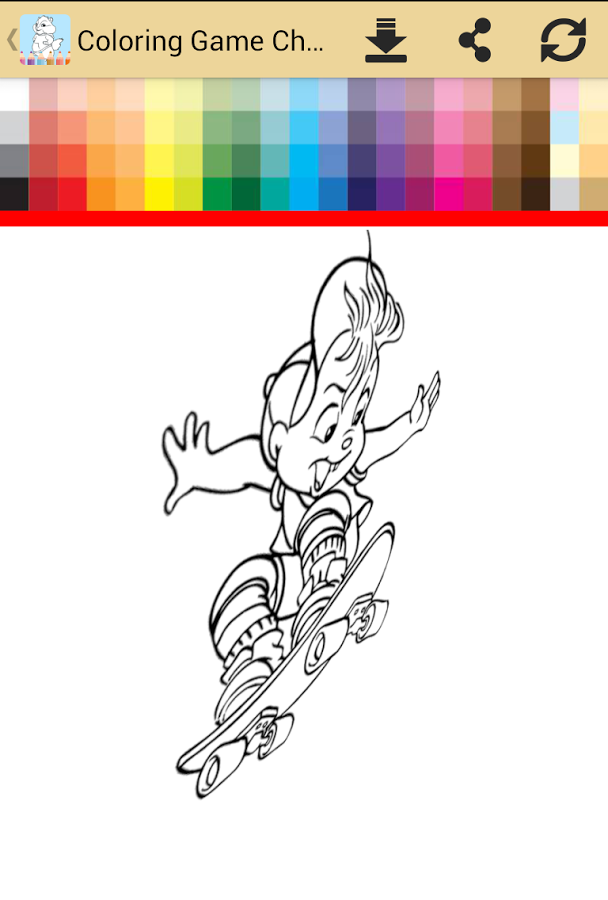 Coloring Game Chipmunk截图5