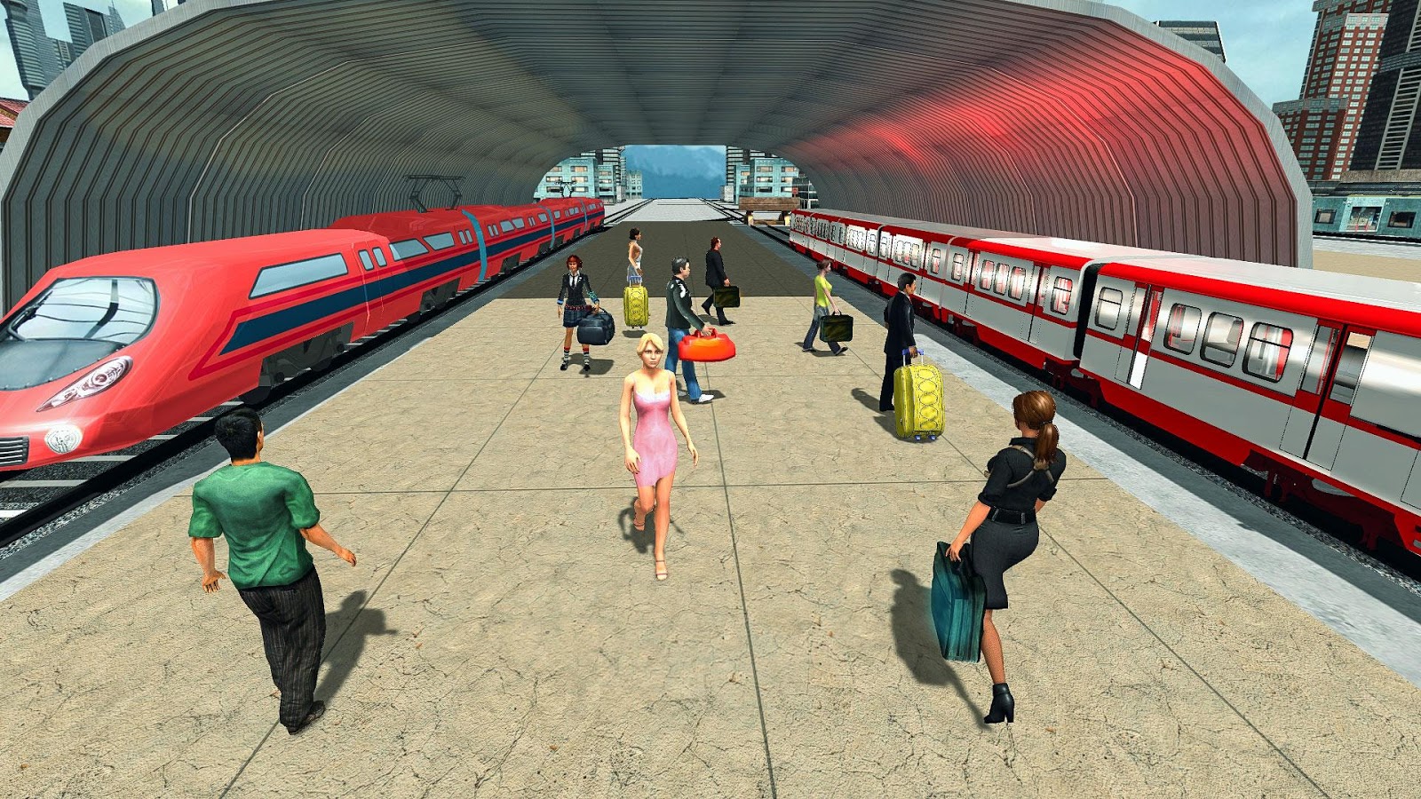 Indian City Train Drive Free Simulator 2018截图5