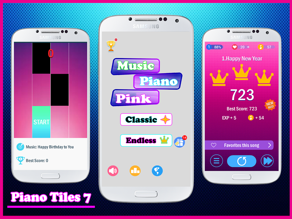 Piano Tiles 7 - Pink Music - 2018截图2