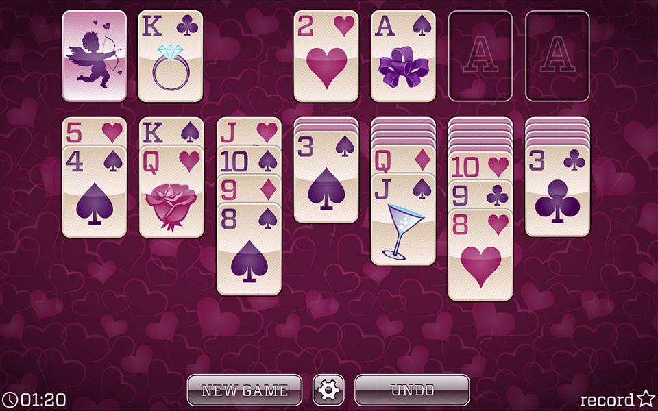 Valentine's Day Solitaire FREE截图2