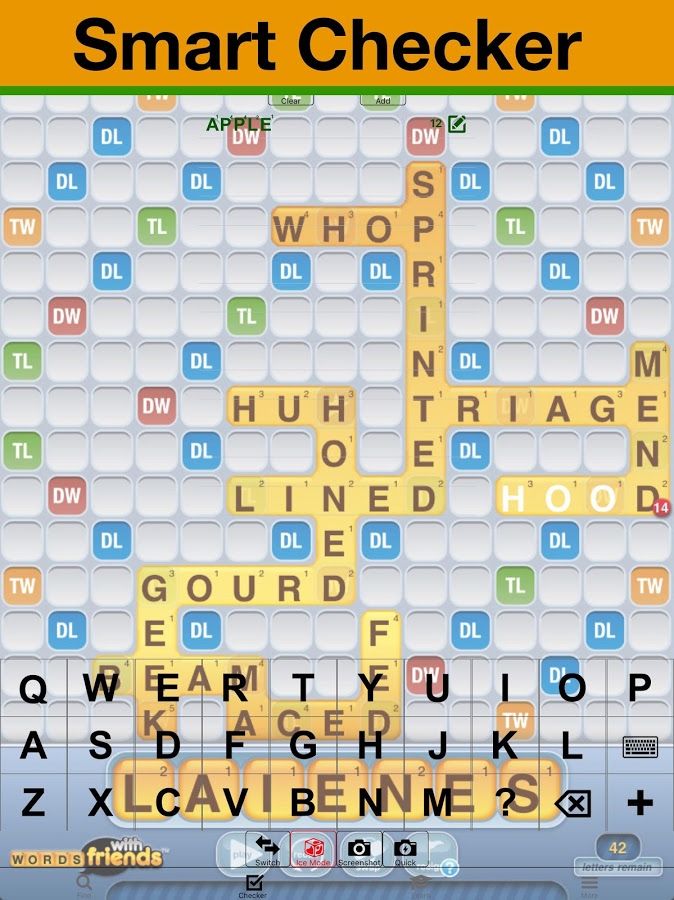 Word Cheat for WWF Scrabble Wordfeud Help Find截图4