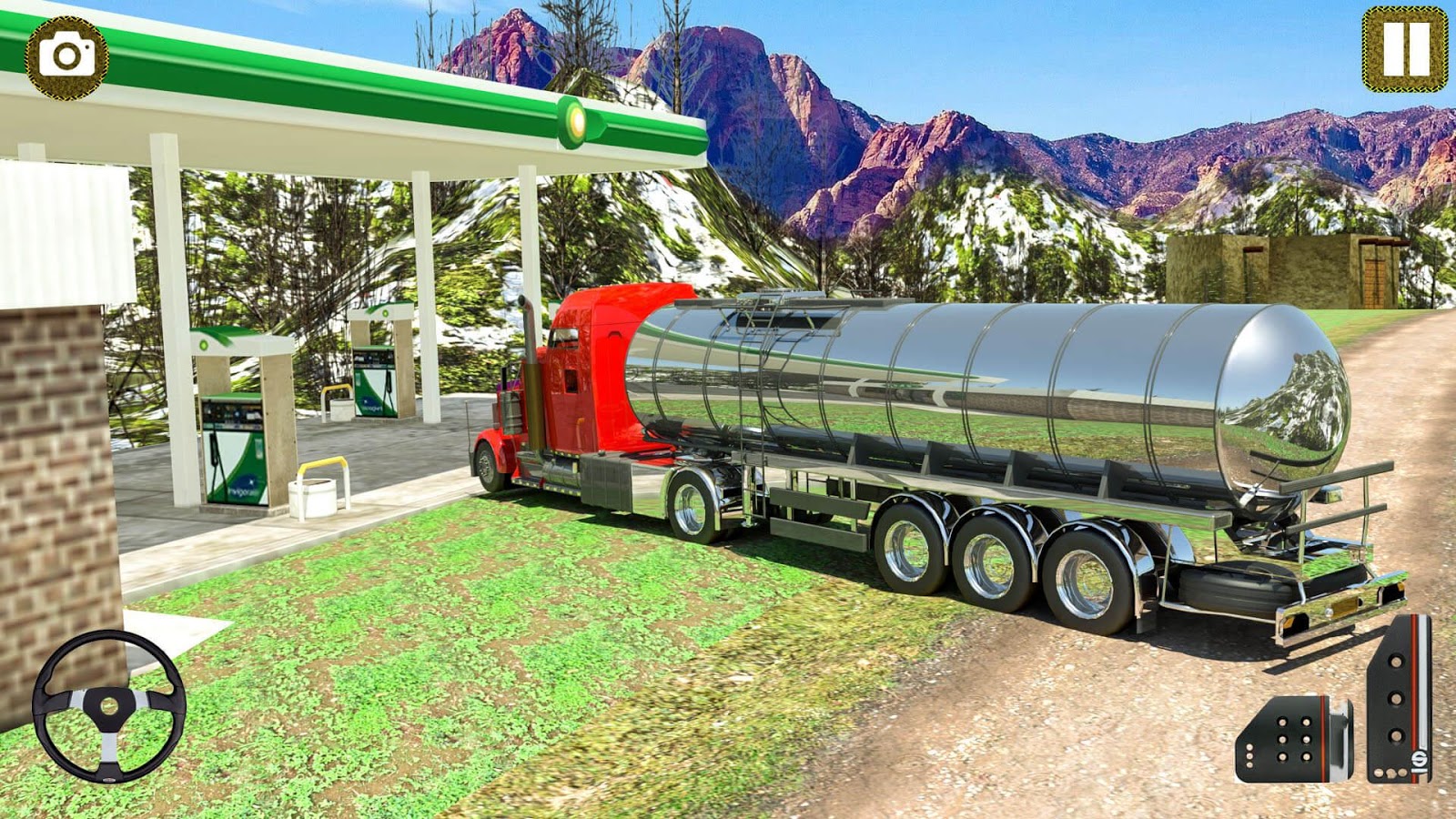 Offroad Oil Tanker Transport - Fuel Simulator 2018截图2