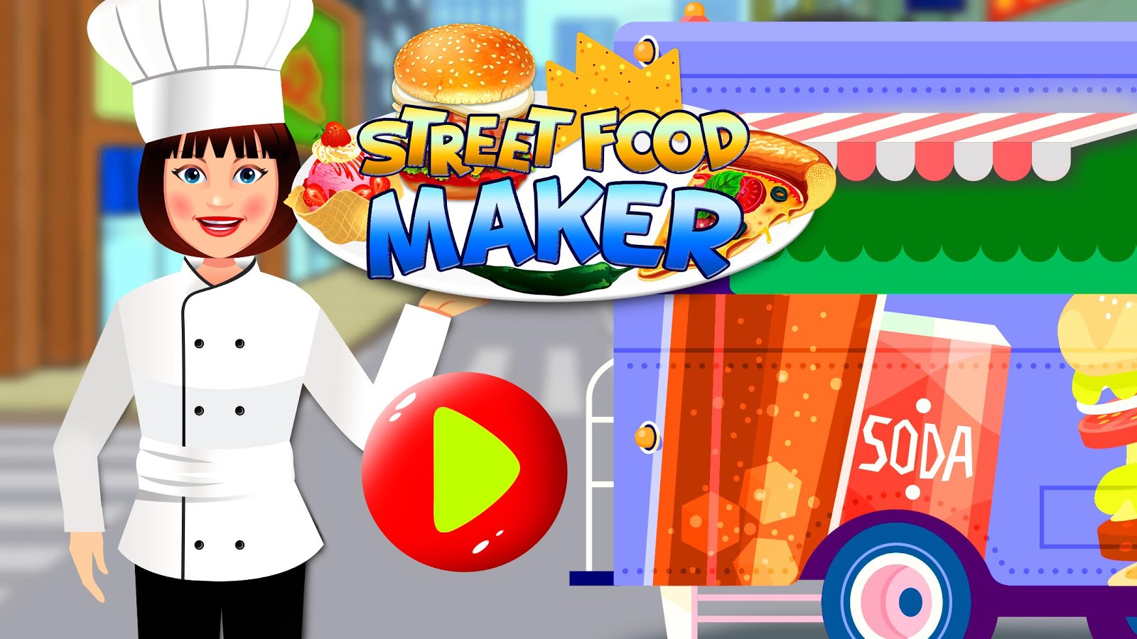 Street Food Maker Cooking Game - Fast Food截图1