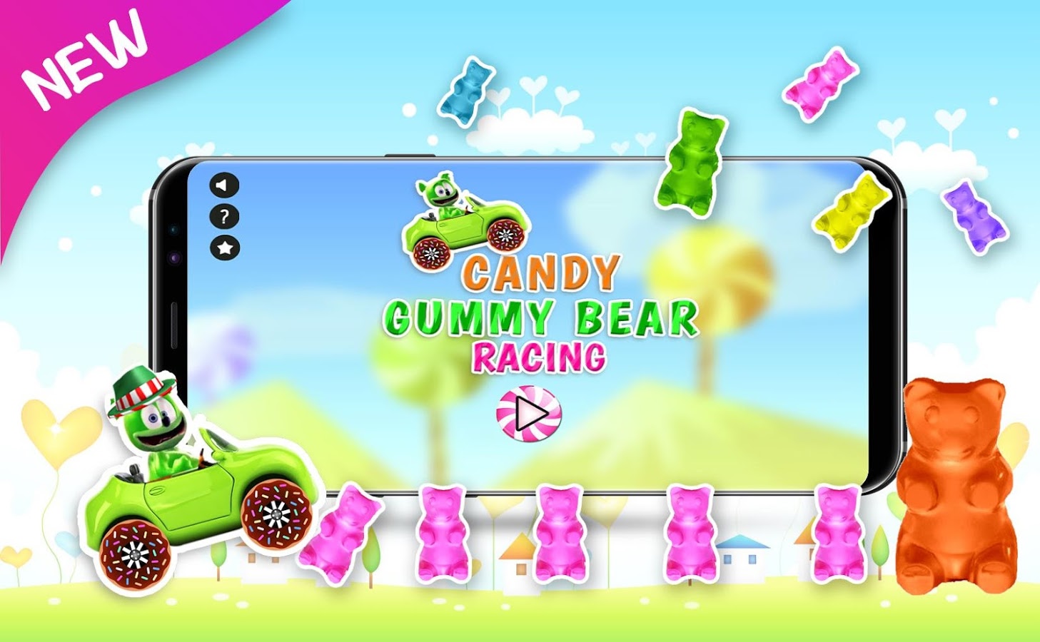 Candy Gummy Bear Climber截图4