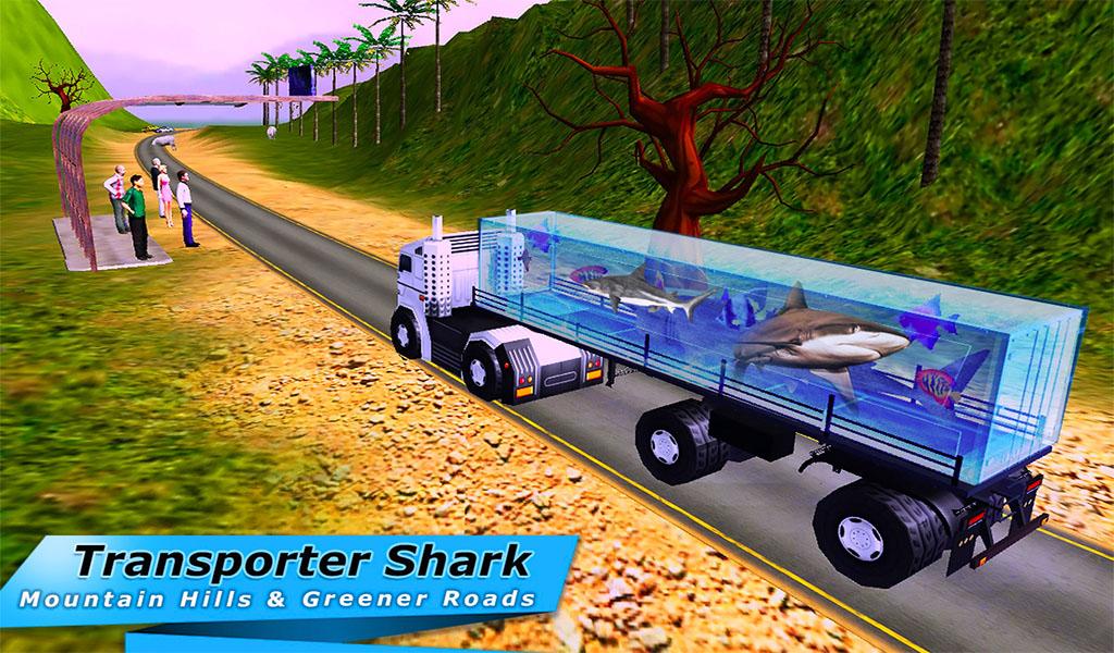 Transport Truck Shark Aquarium截图5