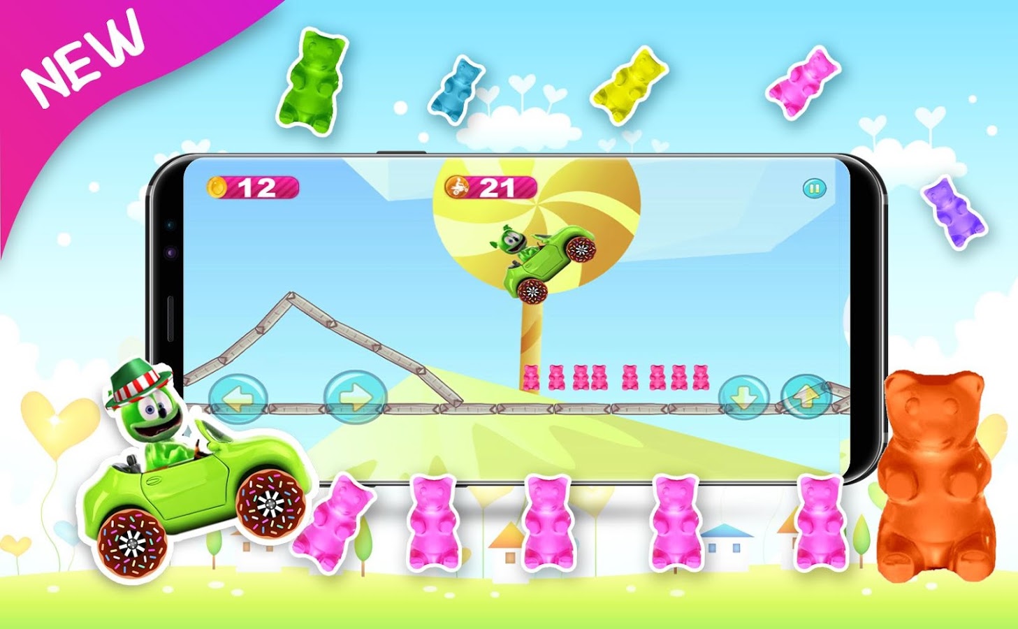 Candy Gummy Bear Climber截图2